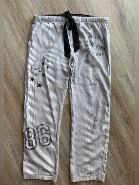 Y2K VS PINK Iconic Striped lounge pants M